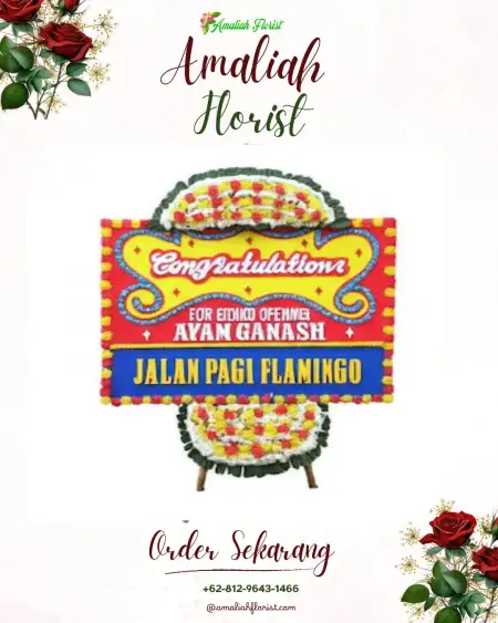 Sewa Papan Bunga Komering Putih