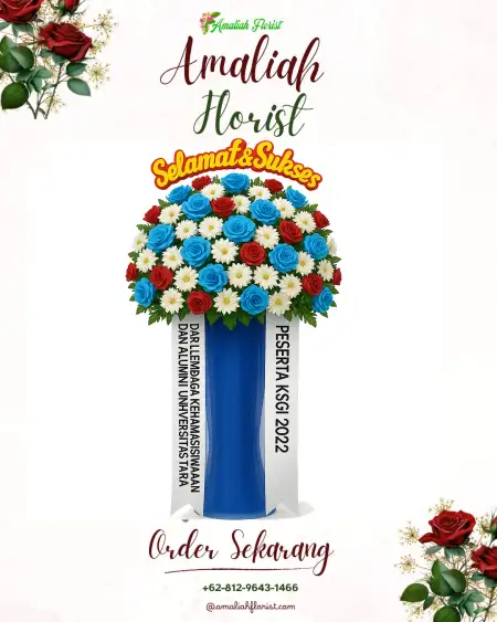 Standing Flowers Komering Putih